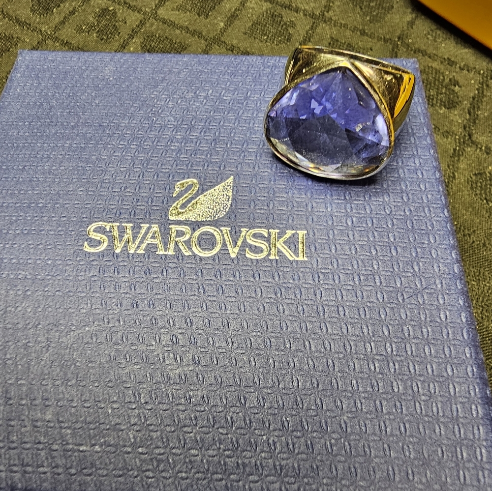 Swarovski, Daniel Authentic .925 Silver, Purple T… - image 5